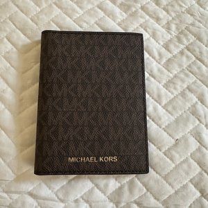 Michael Kors Logo Passport Wallet